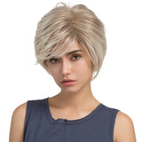 Perruque blonde claire pour femme