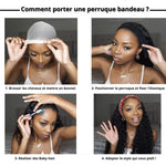 Comment porter une perruque avec bandeau ?