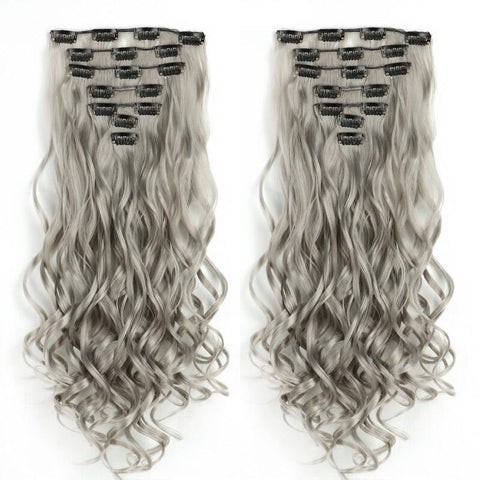 extension cheveux gris clair SC88 0906