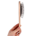 Petite brosse perruque en bois