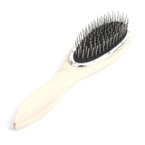 Brosse à perruque en bois brut - Brosse