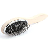 Brosse à perruque en bois brut - Brosse