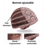 bonnet perruque verte