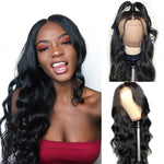 perruque femme noire lace front cheveux naturels